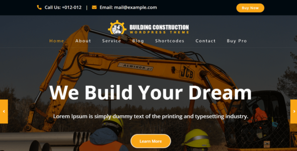 Building Construction (WordPress)
