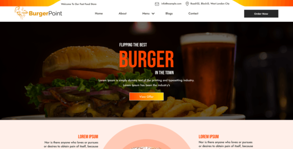 Burger Joint (WordPress)