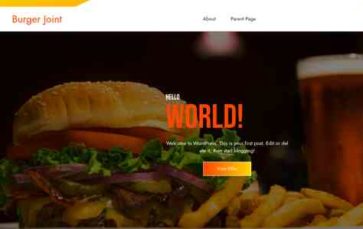 Burger Joint (screenshot desktop)