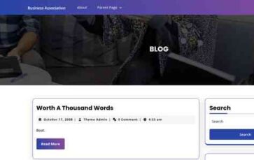 Business Association (screenshot desktop)