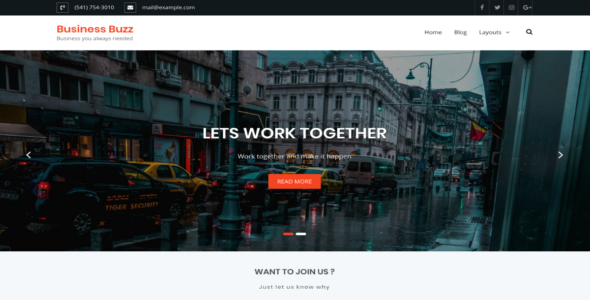 Business Buzz (WordPress)