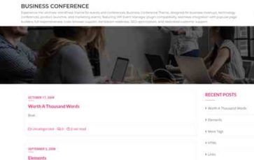 Business Conference (screenshot desktop)