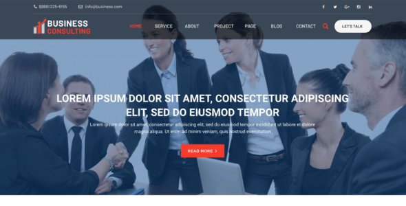 Business Consulting Lite (WordPress)