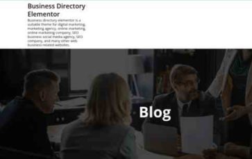 Business Directory Elementor (screenshot desktop)