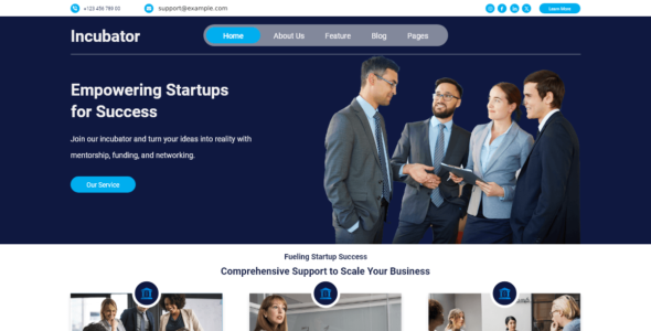 Business Incubator (WordPress)