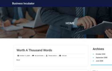 Screenshot Desktop Business Incubator (screenshot desktop)
