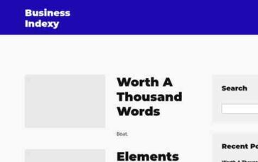 Business Indexy (screenshot desktop)