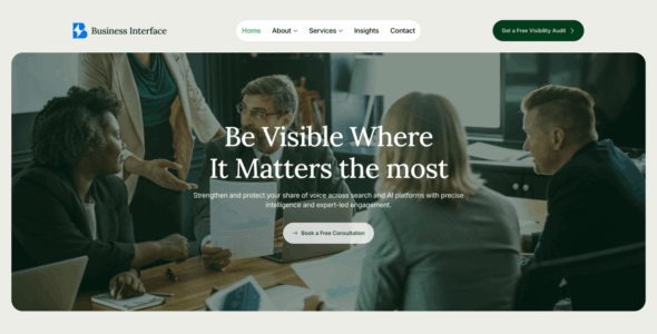 Business Interface (WordPress)