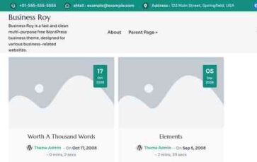 Business Roy (screenshot desktop)