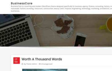 BusinessCore (screenshot desktop)