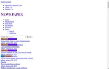 Buzmag (screenshot desktop)