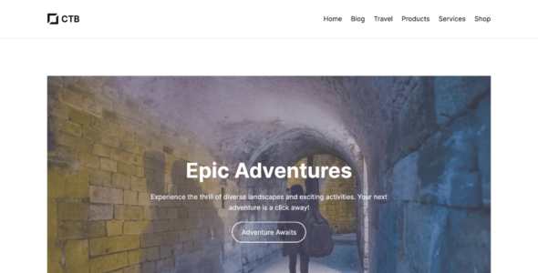 Cabin Travel Blog (WordPress)