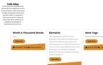 Cafe Alley (screenshot desktop)