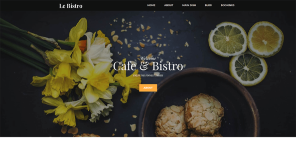 Cafe Bistro (WordPress)