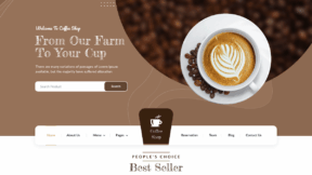 Cafe Coffee Charm (WordPress)