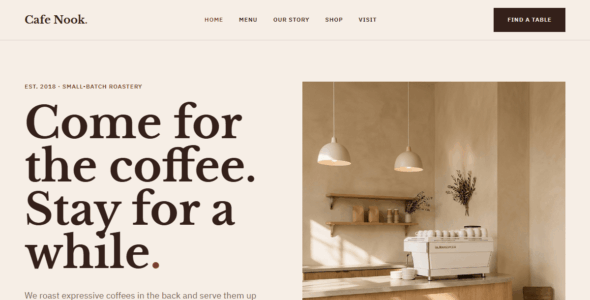 Cafe Nook (WordPress)