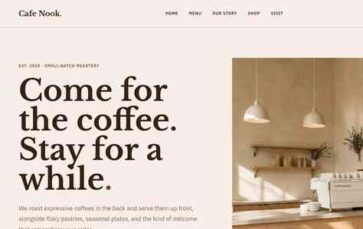 Cafe Nook (screenshot desktop)