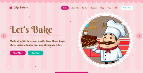 Cake Bakery (WordPress)