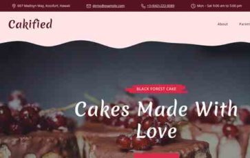 Cakified (screenshot desktop)