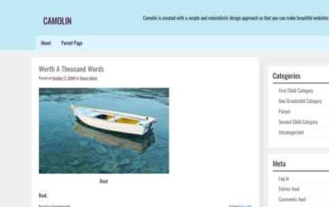Camolin (screenshot desktop)