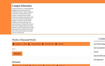 Screenshot Desktop Campus Education (screenshot desktop)