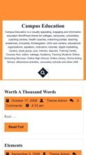 Screenshot Mobile Campus Education (screenshot mobile)