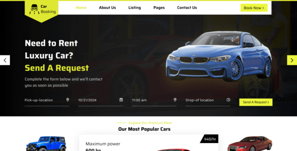 Car Booking (WordPress)