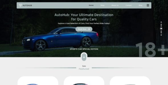 Car Dealer Shop (WordPress)