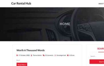 Car Rental Hub (screenshot desktop)