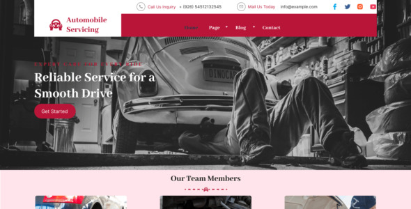 Car Service Center (WordPress)