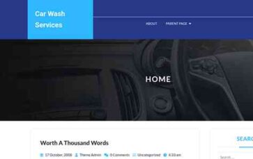 Car Wash Services (screenshot desktop)