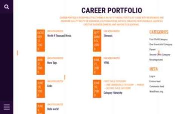Career Portfolio (screenshot desktop)