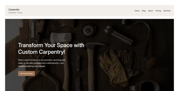 Carpenter Master (WordPress)