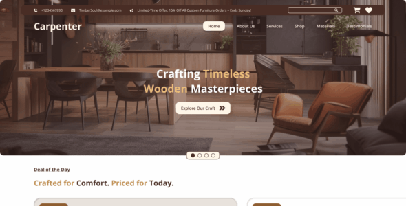 Carpenter Services (WordPress)