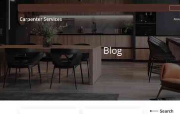 Carpenter Services (screenshot desktop)