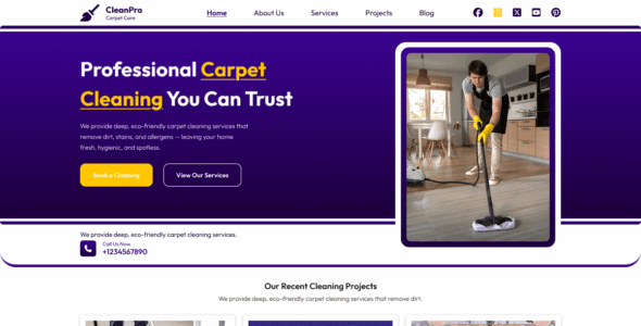 Carpet Washing (WordPress)