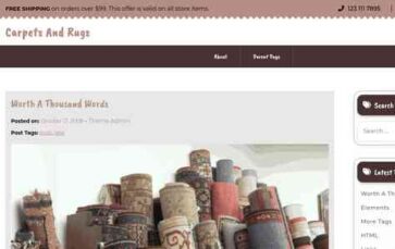 Carpets and Rugs (screenshot desktop)