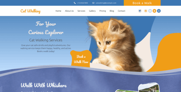 Cat Walking (WordPress)