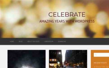 Celebrate (screenshot desktop)