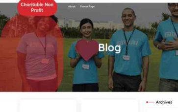 Charitable Non Profit (screenshot desktop)