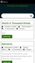Screenshot Mobile Charity Fundraiser (screenshot mobile)