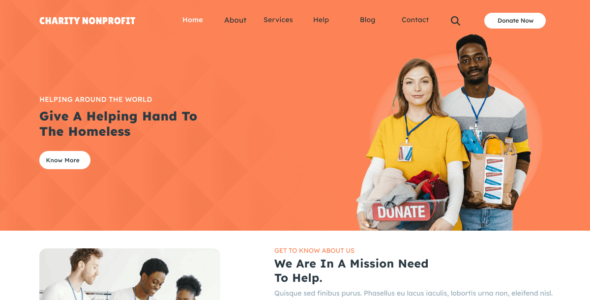 Charity Nonprofit (WordPress)