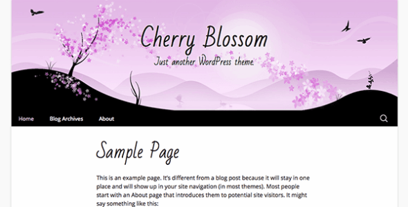 Cherry Blossom (WordPress)