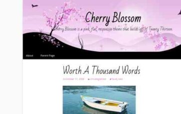 Cherry Blossom (screenshot desktop)