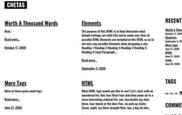 Chetas (screenshot desktop)