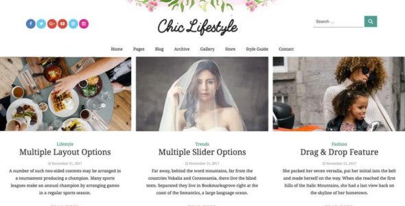 Chic Lifestyle (WordPress)