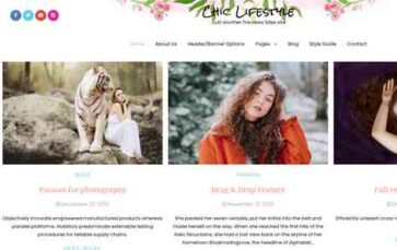 Chic Lifestyle (screenshot desktop)