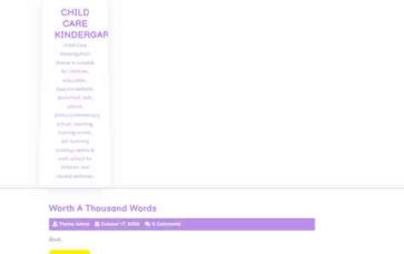 Child Care Kindergarten (screenshot desktop)