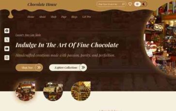 Chocolate House (screenshot desktop)