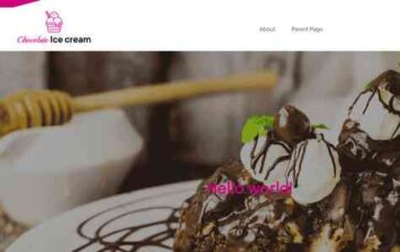 Chocolate Ice Cream (screenshot desktop)